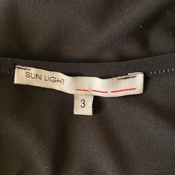 NWT Sunlight blouse. Black with graffiti print.  Medium. Made in France - Picture 4 of 6